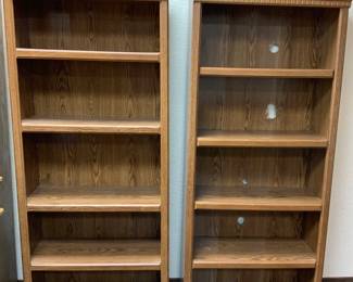 Two Wood Bookcases