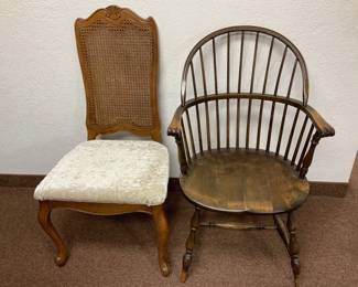 Two Wood Chairs