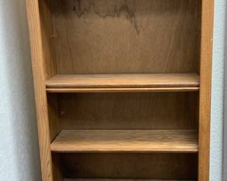Wood 5 Shelf Bookcase