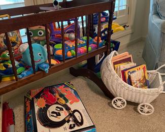 Baby cradle & toys