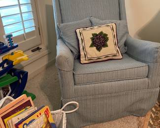 Wicker doll stroller