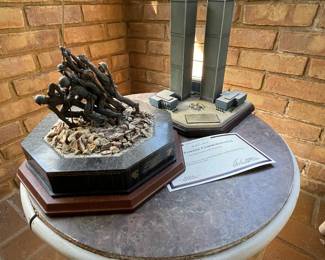 Marine & 911 memorial figures