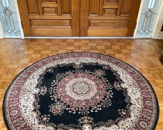 Round area rug
