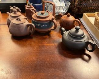 More than 20 Chinese Teapots!