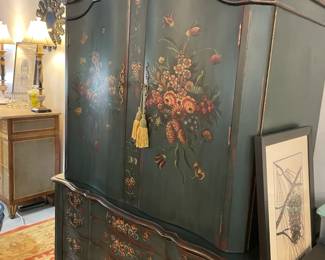 Stunning China Cabinet/Entertainments Center/Armoire