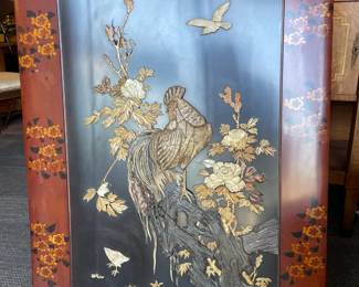 Oriental Art piece in Relief