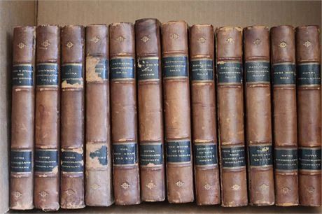 Lot 012   1 Bid(s)
HAWTHORNE, Nathaniel. Works. London Walter Scott Limited 12 Volumes Circa 1850 S