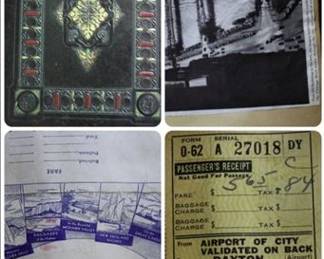 Lot 026   3 Bid(s)
Redhawks Miami University OHIO Scrapbook Ca 1940's Football Ticket Program RARE