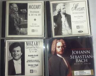 Lot 030   0 Bid(s)
4 CD Classical Music Mozart Bach