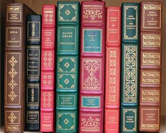 Lot 054   0 Bid(s)
Signed 1st Ed. Limited Franklin Library Book Lot of 8