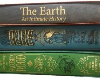 Lot 055   0 Bid(s)
Folio Society Captain Cook Voyages, Robin Hood, The Earth Intimate Story Near Mi