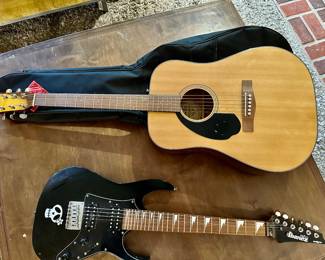 Fender acoustic guitar, left hand. Still has tag and protective film over parts