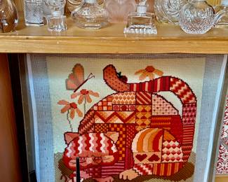 needlework kitty
