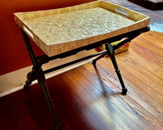 luggage rack base with tray top…selling separately 
