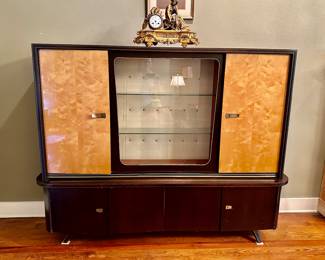 beautiful and unusual German mid century atomic “Shrunk”, great for storage, display, or the coolest BAR!!!
