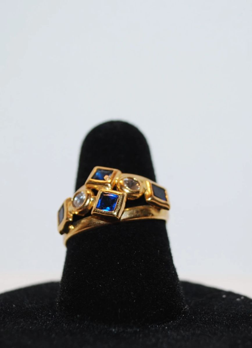 ITALIAN GEOMETRIC DESIGN RING