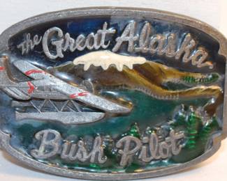 ALASKA BUSH PILOT BELT BUCKLE