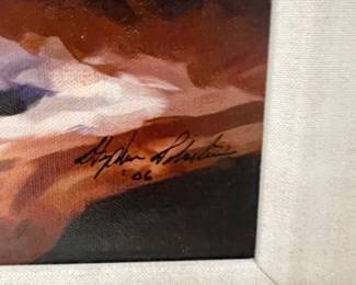 8). Detail pic, signature Stephen Sebastian
"If Only"