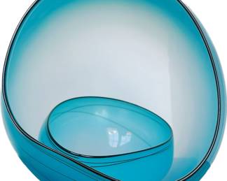 Chihuly Blue Sky Basket Set
Overall Basket: 10long x 8"wide x 8.5tall
Opening: 6x6.5"
Smaller interior basket: 6" x 4"
Vitrine: 12.5" x 12.5" x 14"tall
