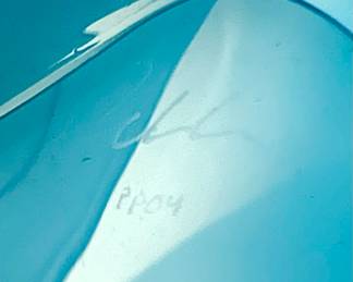 Detail pic, signature Chihuly PP04