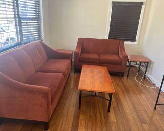 Sofa, Loveseat, 2 End Tables, & Coffee table
$400