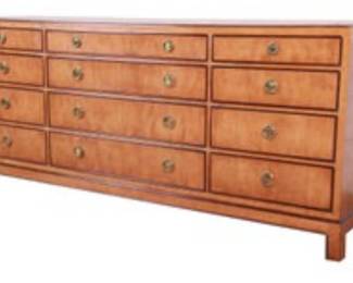 Drexel heritage burlwood complete bedroom suite.
With dresser, queen bed and 2 bed side chests.