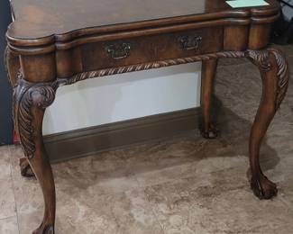 Mahogany Flip Top Card Table