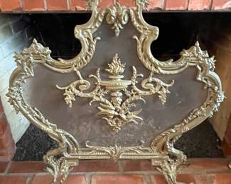 Fireplace screen