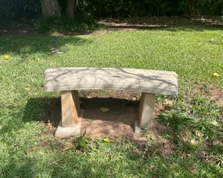 Concrete bench 