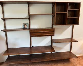 SOLD ..MODULAR WALL UNIT.   MCM Original to this 60s home.   