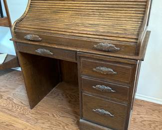 $50. Roll top desk