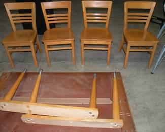 MCM Children’s chair and table 