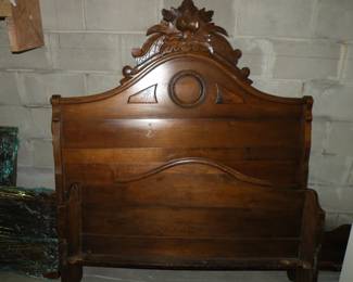 Antique bed frame 