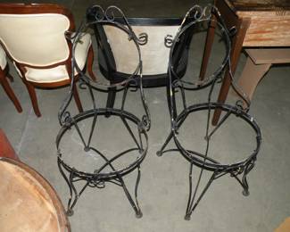 Wrought iron chairs 