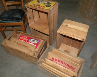 Antique crates 