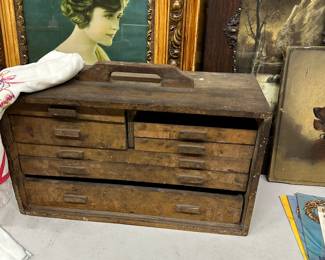 Antique tool box