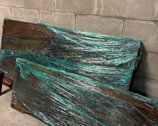 Matching art deco bed frame 