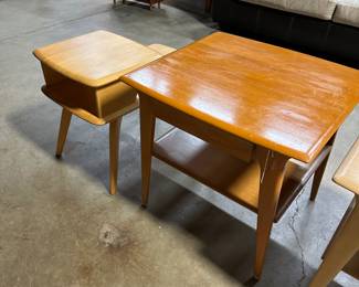 Haywood Wakefield Mid Century side tables 