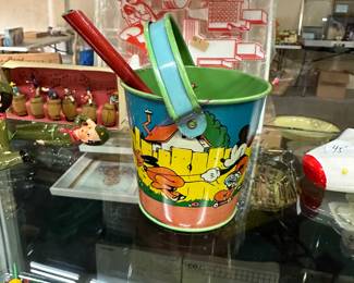 Antique Mickey Mouse Pail