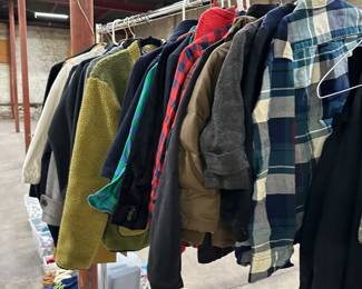 Clothing and accessories (mostly kids/boys, some women’s/men’s)