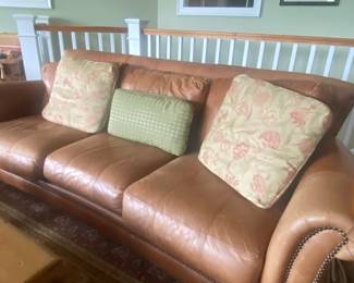 Beautiful Clayton Marcus Leather Sofa