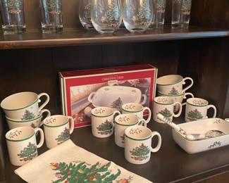 Spode Christmas China/ Glassware