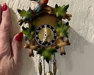 Vintage mini German clock