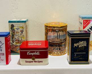 Vintage tins