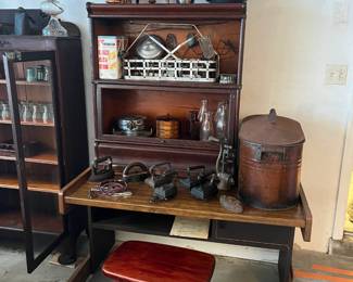 Barrister Cabinet, Primitive iron pieces