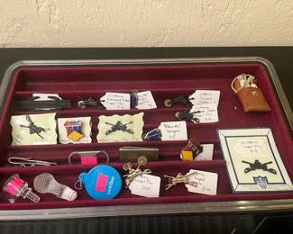Small sample of the many military lapel pins and insignia available. 
