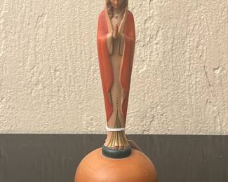 ANRI Wood Virgin Mary Music Box