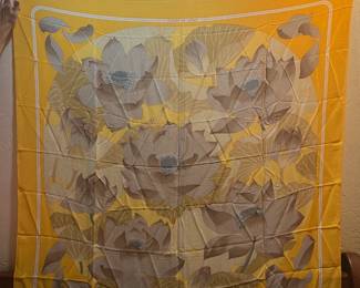 Hermes Scarf, Fleurs de Lotus
