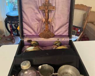 Vintage Catholic Sick Call/Last Rites Set