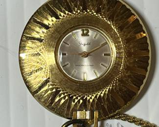 Vtg Sheffield watch pendant